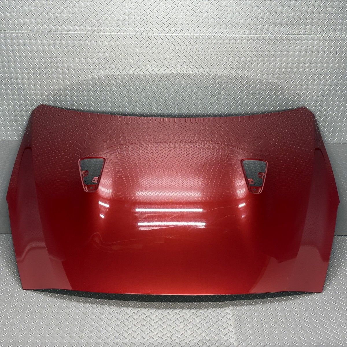 R 35 日産 GT-R ボンネット 赤|NAS|ゴールドフレークレッドパール