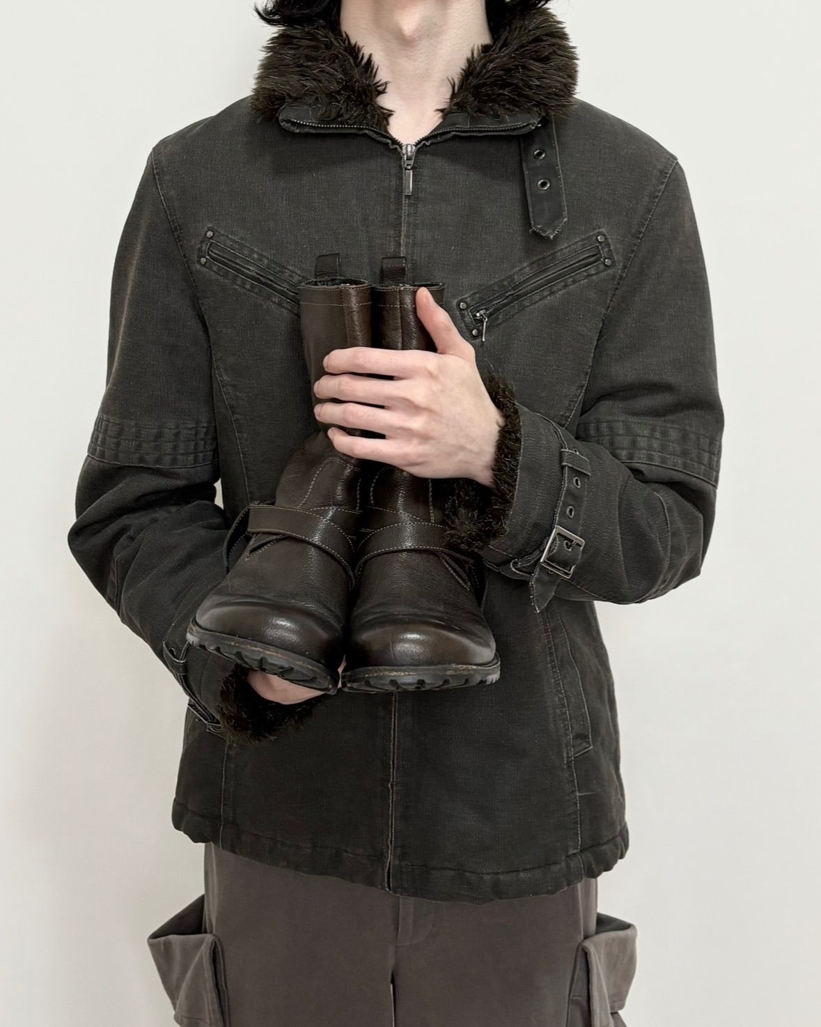 Neil Barrett Engineer boots