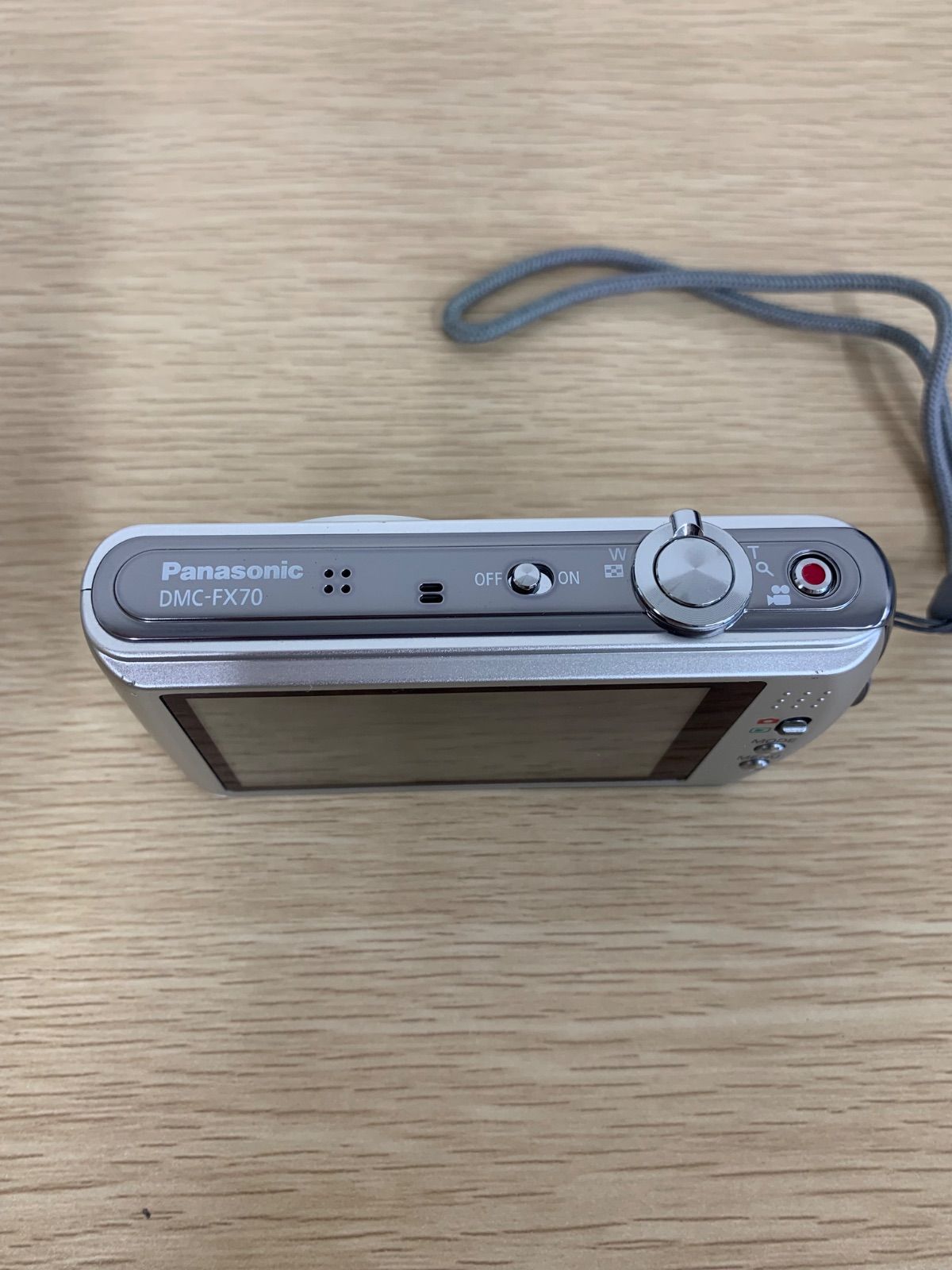 ○3 【通電動作未確認】Panasonic LUMIX DMC-FX70 シルバー バッテリー