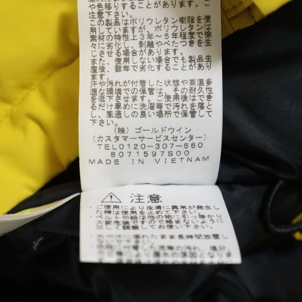 THE NORTH FACE (ザノースフェイス) Endurance Baltro Jacket エンデュランスバルトロジャケット ダウンジャケット イエロー NDJ91866 THE NORTH FACE (ザノースフェイス) Endurance Baltro Jacket エンデュランスバルトロジャケット ダウンジャケット イエロー NDJ91866