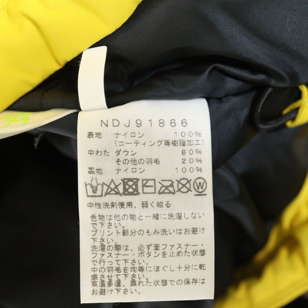 THE NORTH FACE (ザノースフェイス) Endurance Baltro Jacket エンデュランスバルトロジャケット ダウンジャケット イエロー NDJ91866 THE NORTH FACE (ザノースフェイス) Endurance Baltro Jacket エンデュランスバルトロジャケット ダウンジャケット イエロー NDJ91866