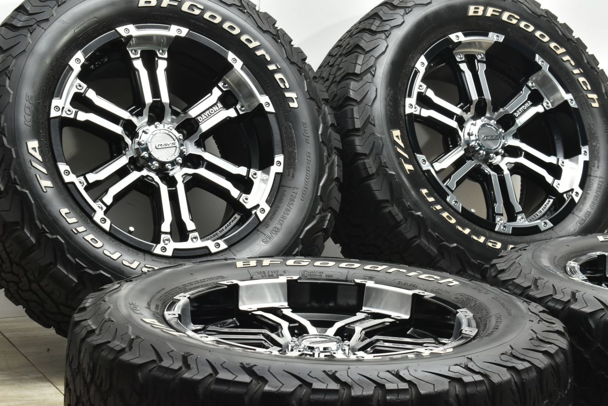 RAYS DAYTONA FDX 17 in 8 J 20 PCD 139.7 BFGoodrich All-Terrain T|A LT 265|65 R ランドクルーザー プラド ハイラックス サーフ