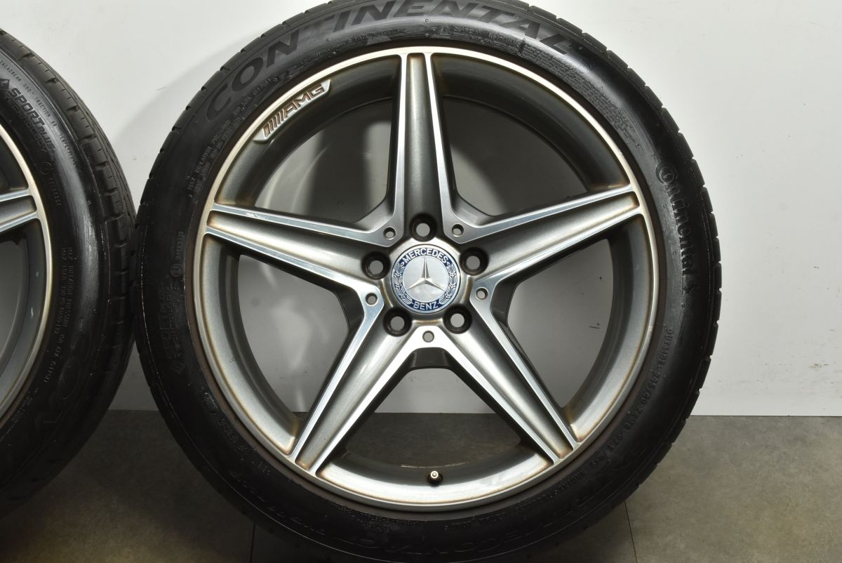  メルセデスベンツ W 205 Cクラス AMGライン 18 in 7.5 J 44 8.5 49 PCD 112 ヨコハマ|コンチ 225|45 R 245|40 177 247 18インチ タイヤ ホイールセット