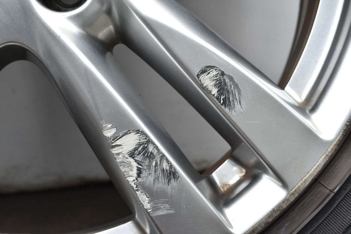  大 ニッサン E 52 エルグランド 18 in 7.5 J 55 PCD 114.3 ダンロップ エナセーブ RV 504 225|55 R T 31 エクストレイル 流用 18インチ タイヤ ホイールセット