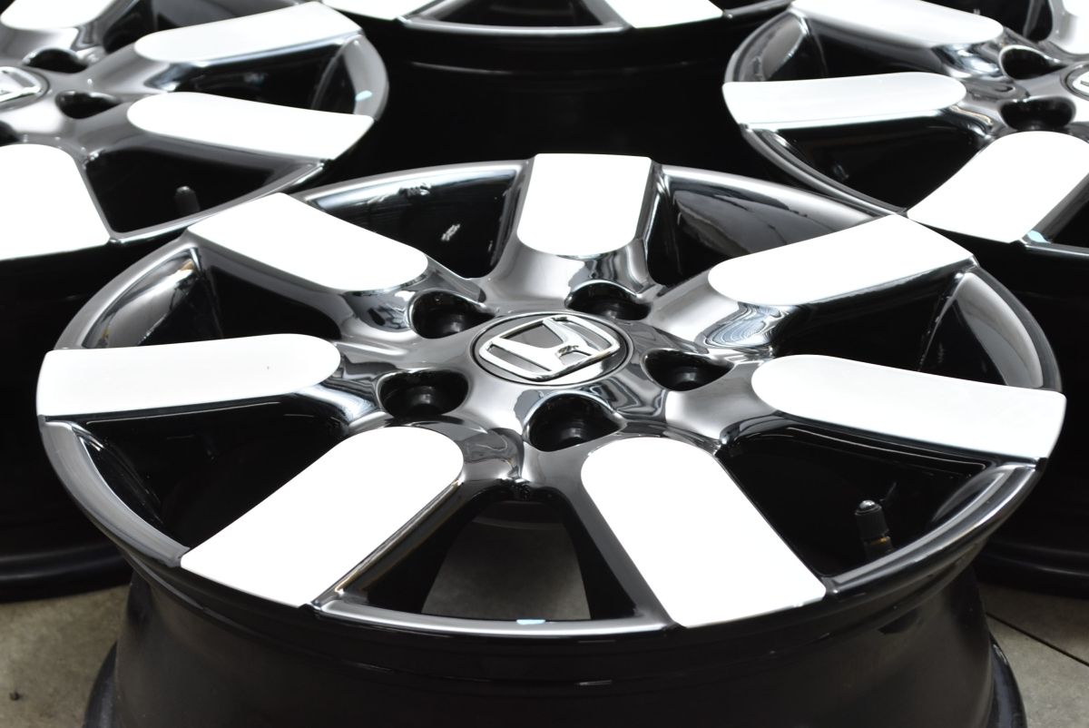 新車外し ホンダ GT フリード eHEV AIR EX 15 in 6 J 50 PCD 114.3 4本 ステップワゴン ストリーム CLアコード GB 流用 納車外し