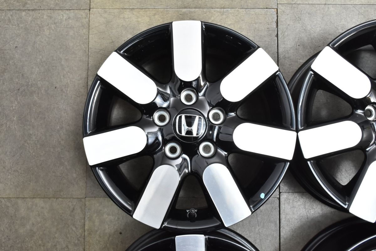  新車外し ホンダ GT フリード eHEV AIR EX 15 in 6 J 50 PCD 114.3 4本 ステップワゴン ストリーム CLアコード GB 流用 納車外し 15インチ ホイール