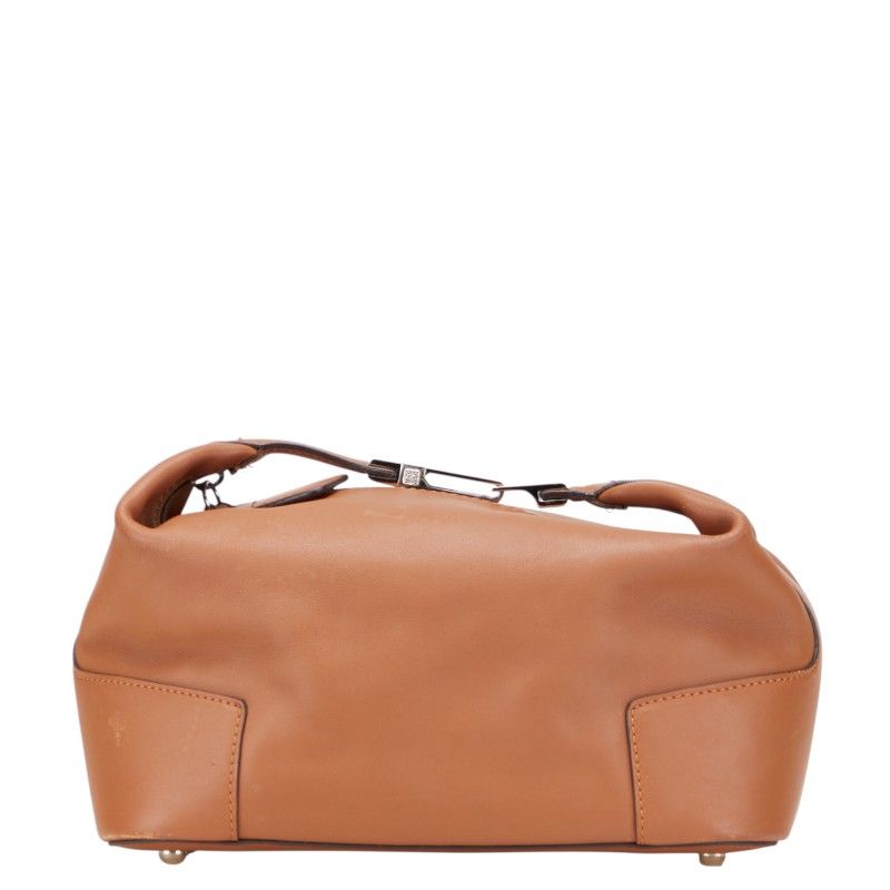 ロエベ ロゴ ブラウン レザー レディース LOEWE 228 23885