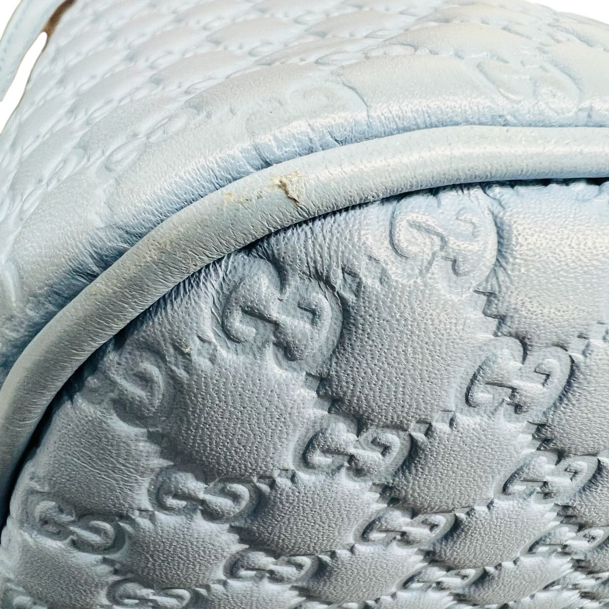 GUCCI 極美品 グッチ マイクロ グッチシマ 2WAY ハンドバッグ  