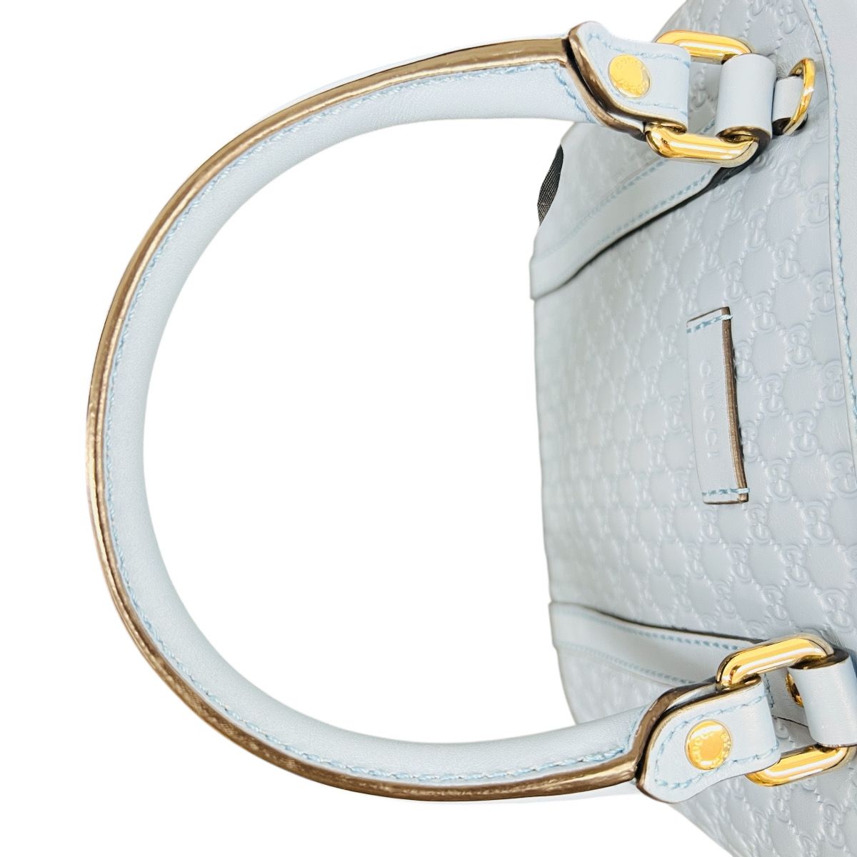 GUCCI 極美品 グッチ マイクロ グッチシマ 2WAY ハンドバッグ  