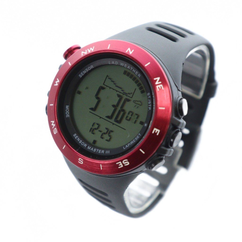 ラドウェザー LAD WEATHER SENSOR MASTER 3 腕時計 ウォッチ クォーツ デジタル 黒 ブラック GY 18 |MQ