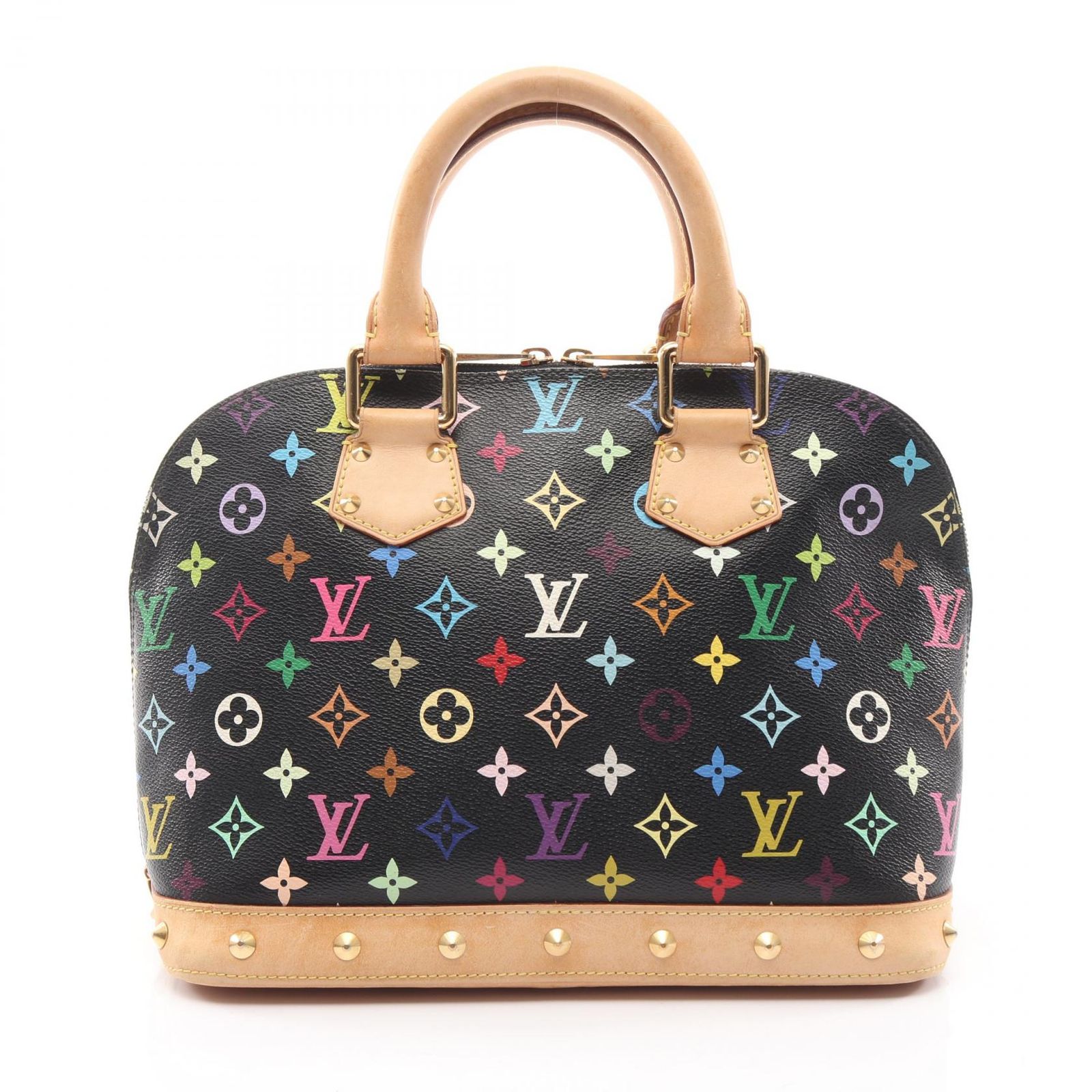 ルイ ヴィトン LOUIS VUITTON ハンドバッグ アルマ M 92646 ノワール PVCコーティングキャンバス レザー レディース B