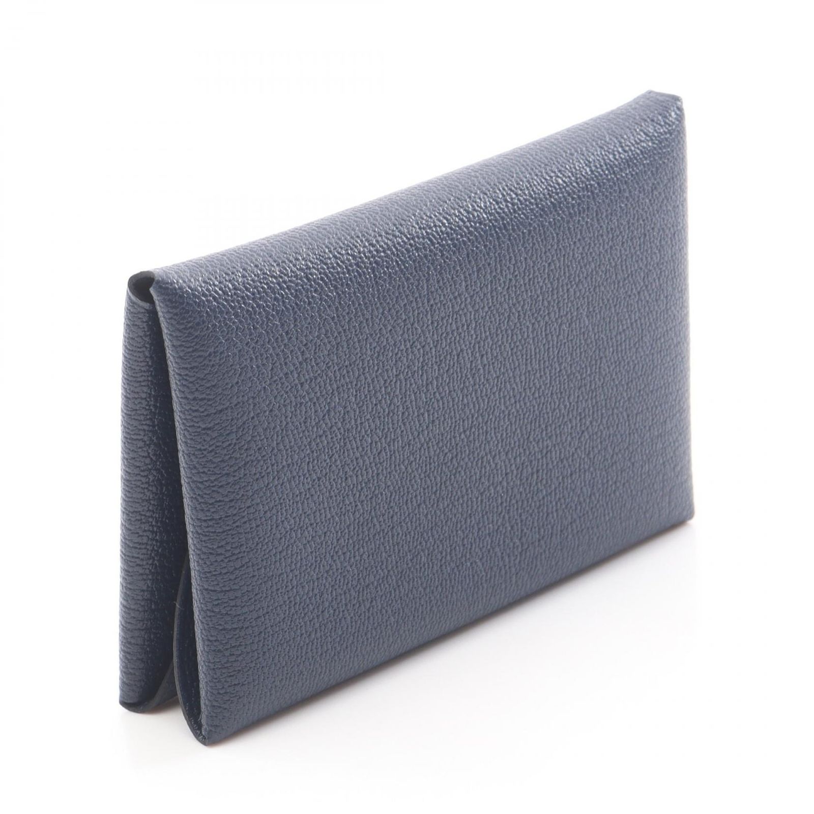 エルメス HERMES コインケース カルヴィデュオ ブルーニュイ レザー カルヴィ デュオ レディース ♥