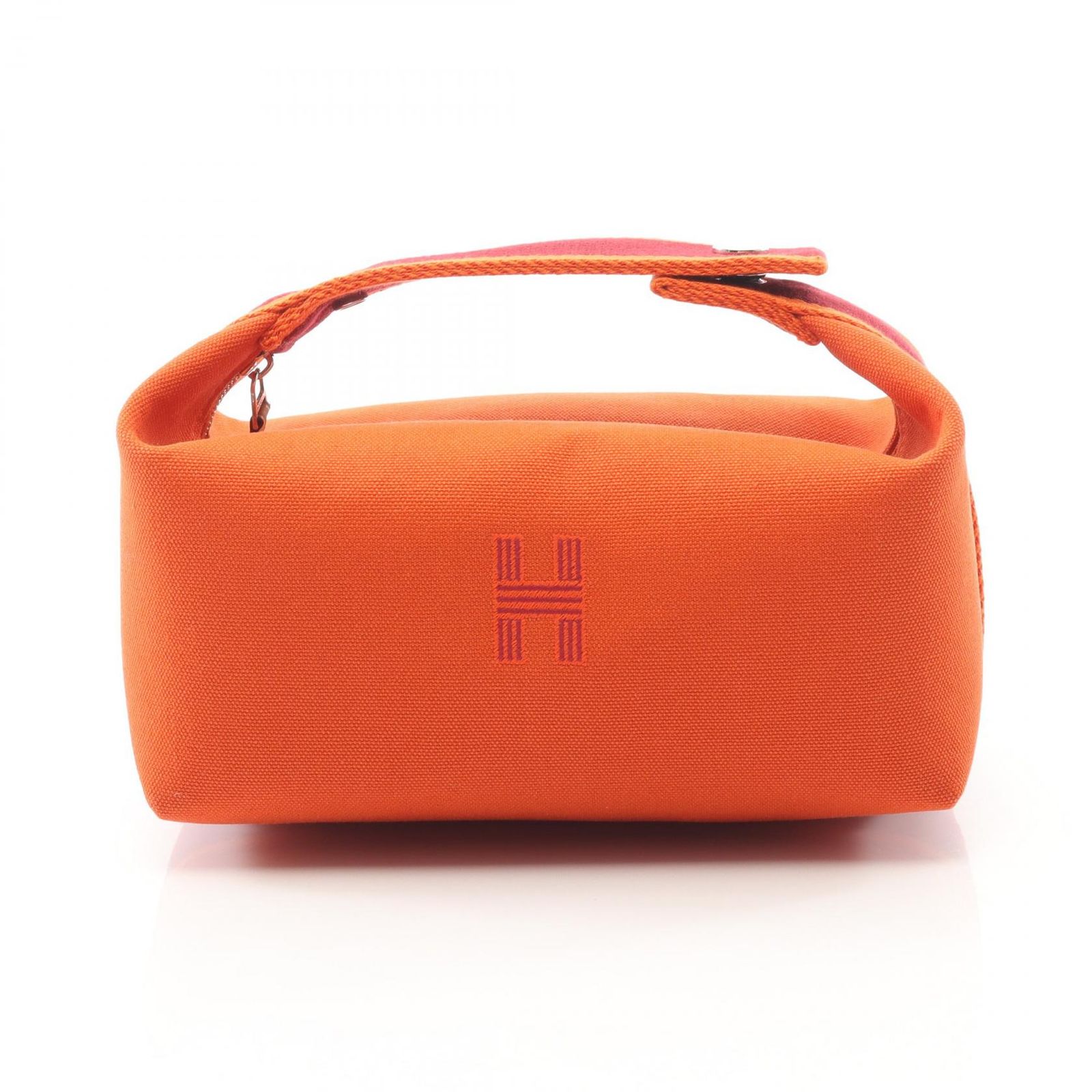 エルメス HERMES ハンドバッグ ブリッドアブラックPM フー|ルージュアッシュ キャンバス ブリッド ア ブラックPM レディース ♥
