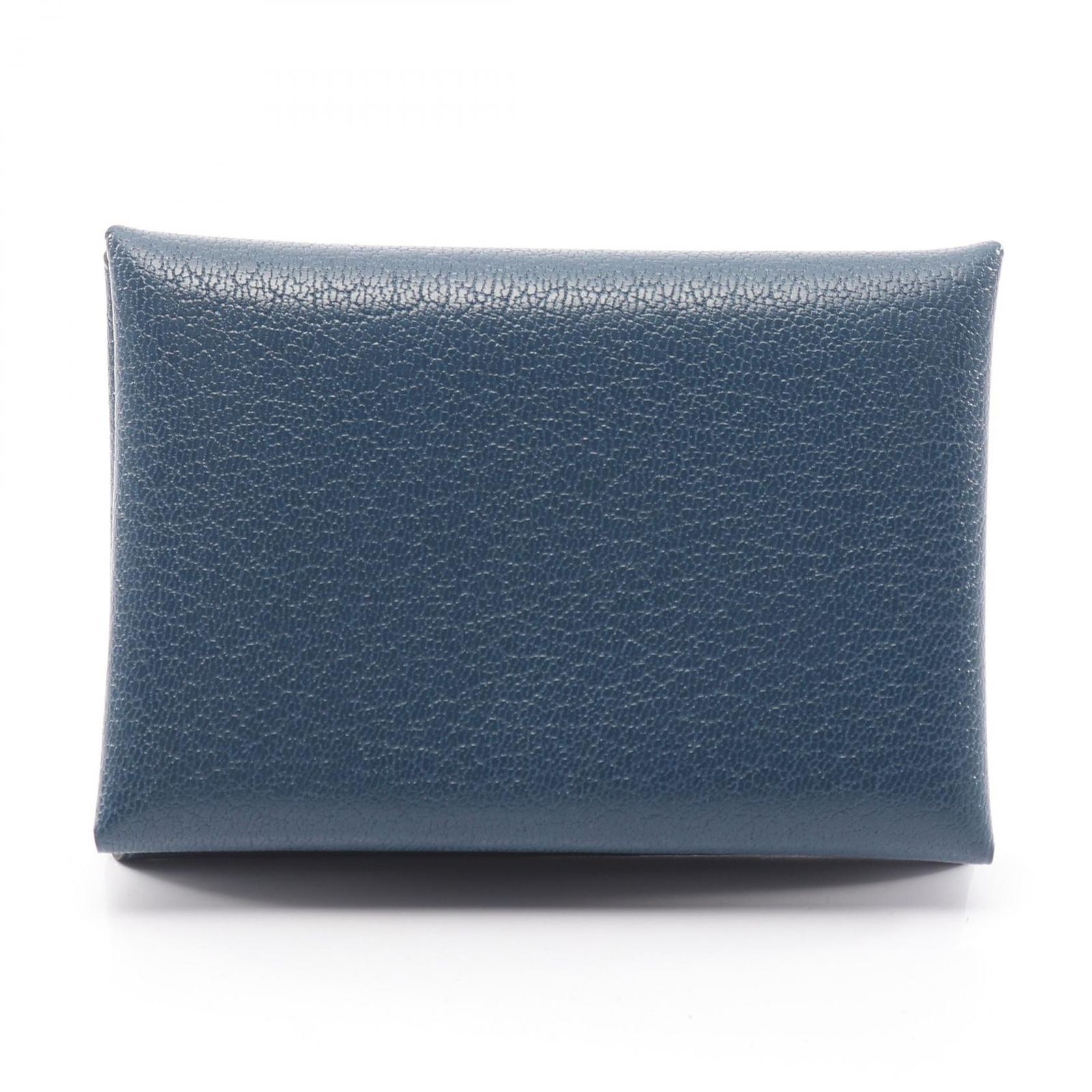 エルメス HERMES コインケース カルヴィデュオ ディープブルー レザー カルヴィ デュオ レディース A