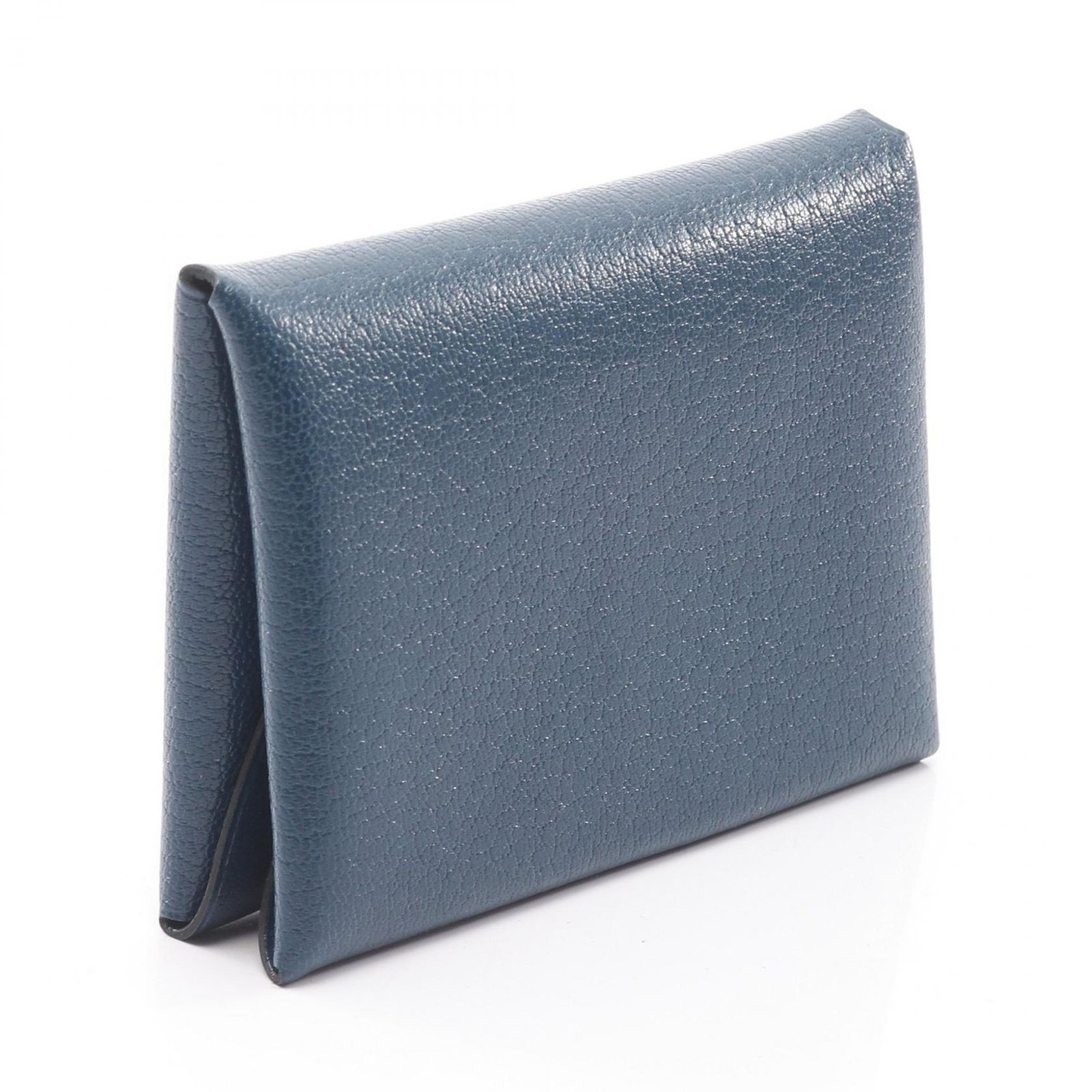 エルメス HERMES コインケース カルヴィデュオ ディープブルー レザー カルヴィ デュオ レディース A