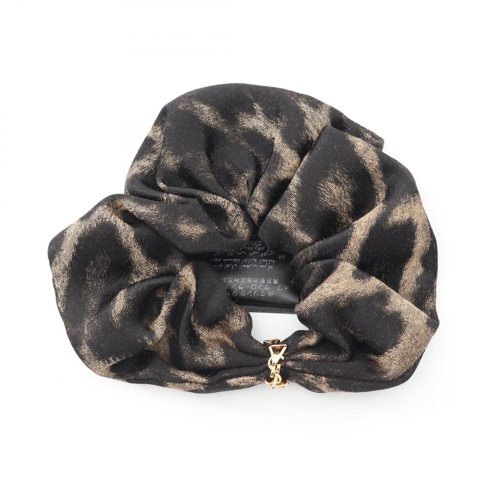 サンローランパリ SAINT LAURENT PARIS カサンドラ シュシュ ベージュ|ゴールド その他 レディース