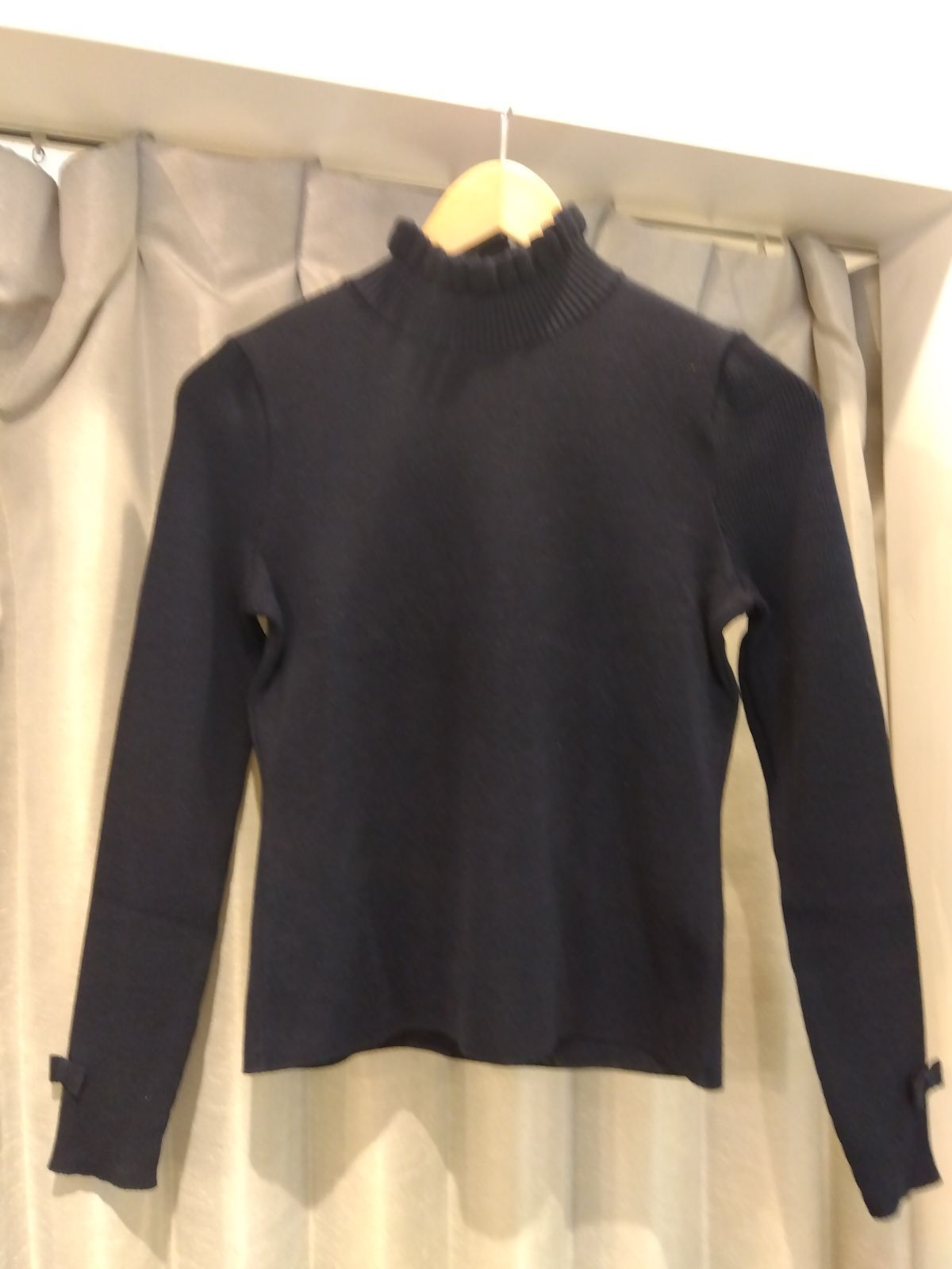 M23 エムズグレイシー 紺色 リボン 美品 可愛い ハイネック - メルカリ