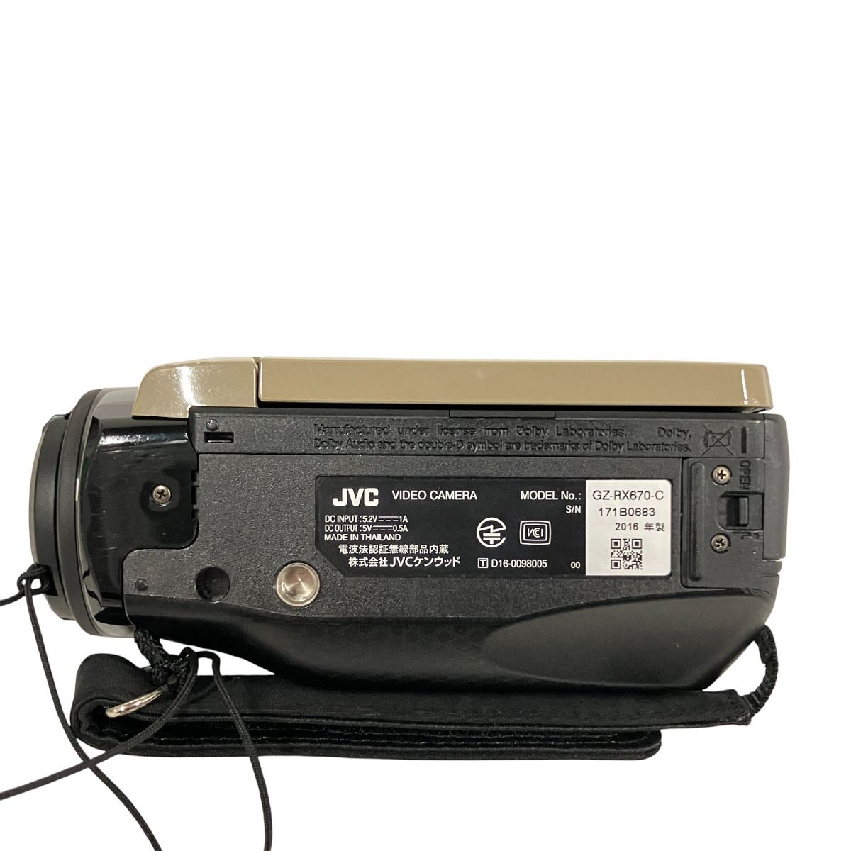 ビデオカメラ 2016年製