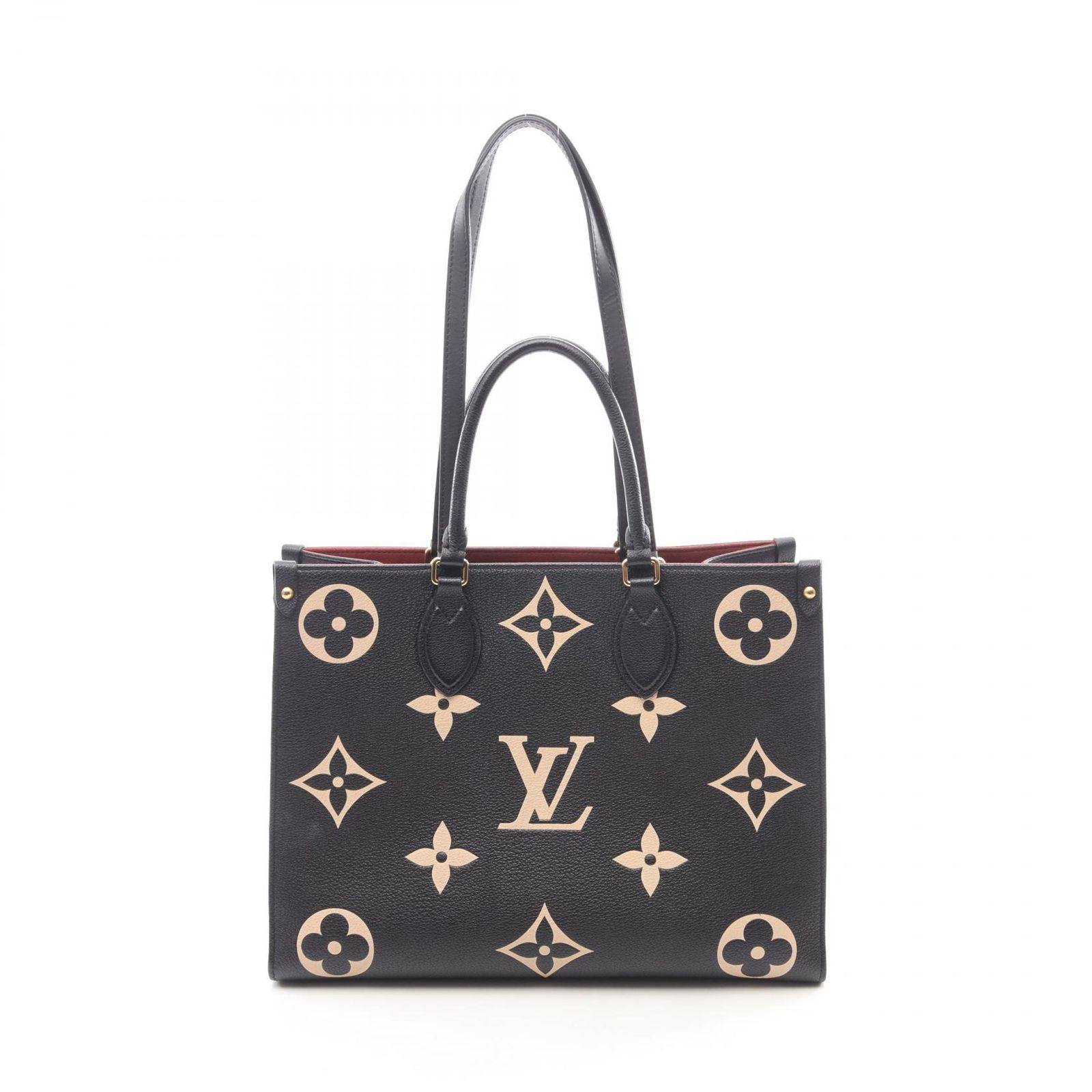 ルイ ヴィトン LOUIS VUITTON トートバッグ オンザゴーMM バイカラー M 45495 レザー レディース B