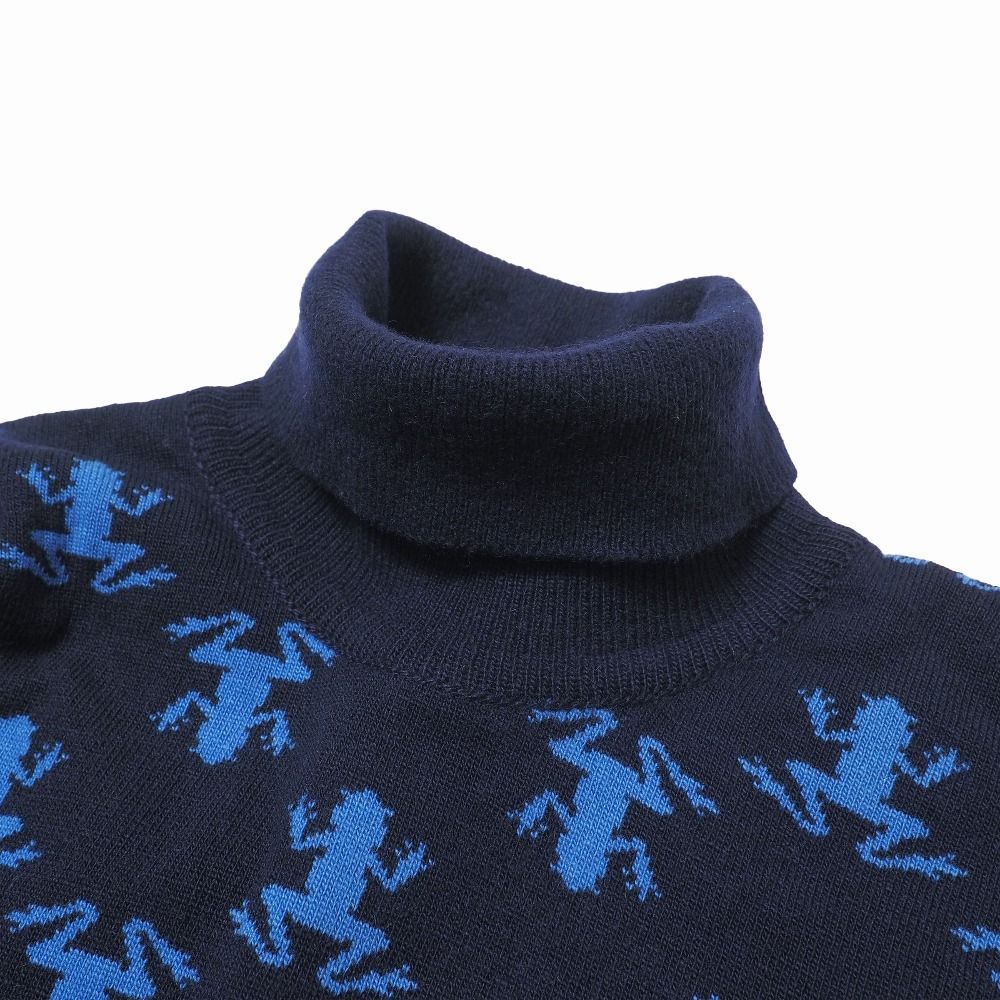 Dunhill ダンヒル セーター サイズL 総カシミヤ タートルネック ニット