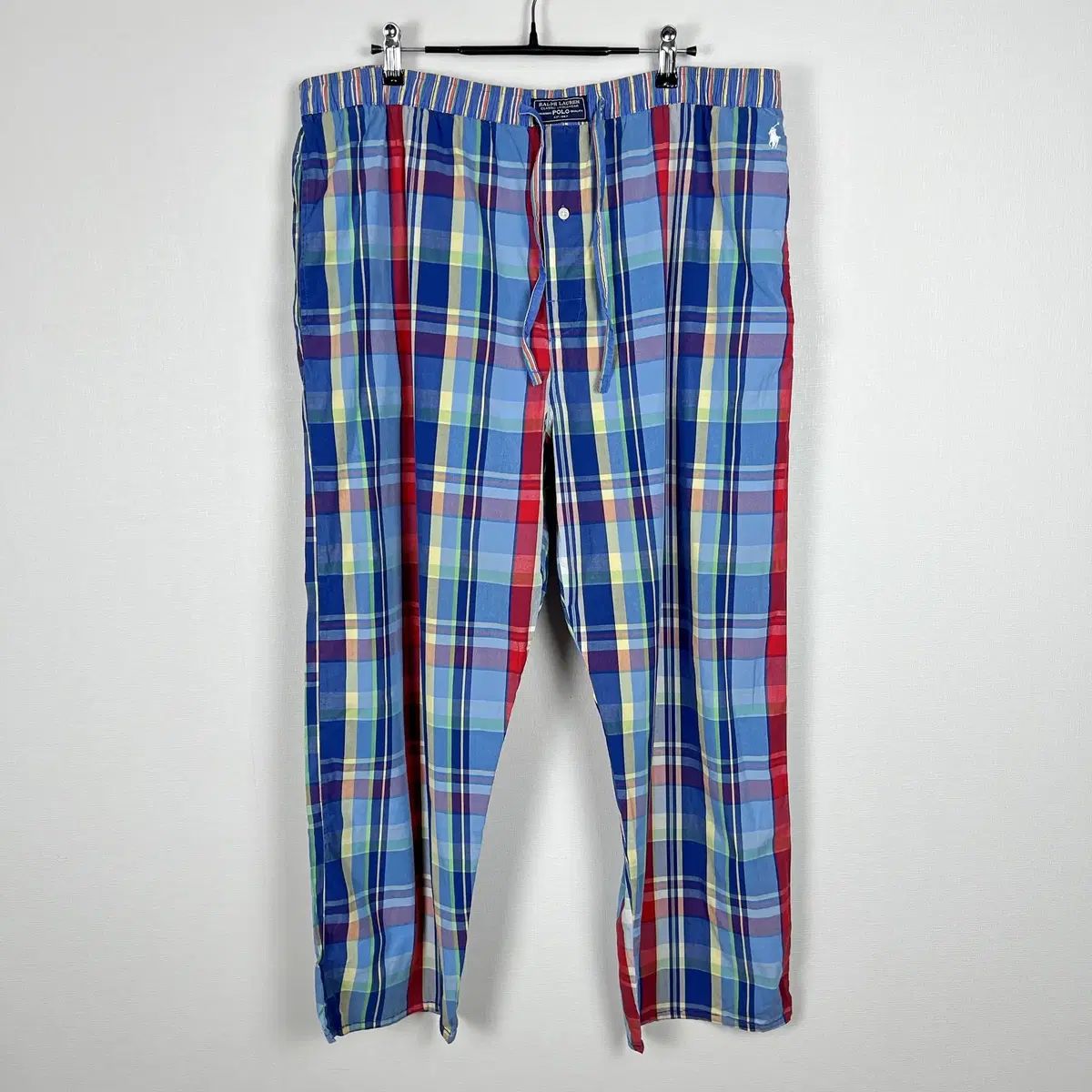 ポロラルフローレン|修理必要 コットン CHECK ズボン メンズL|ラデン