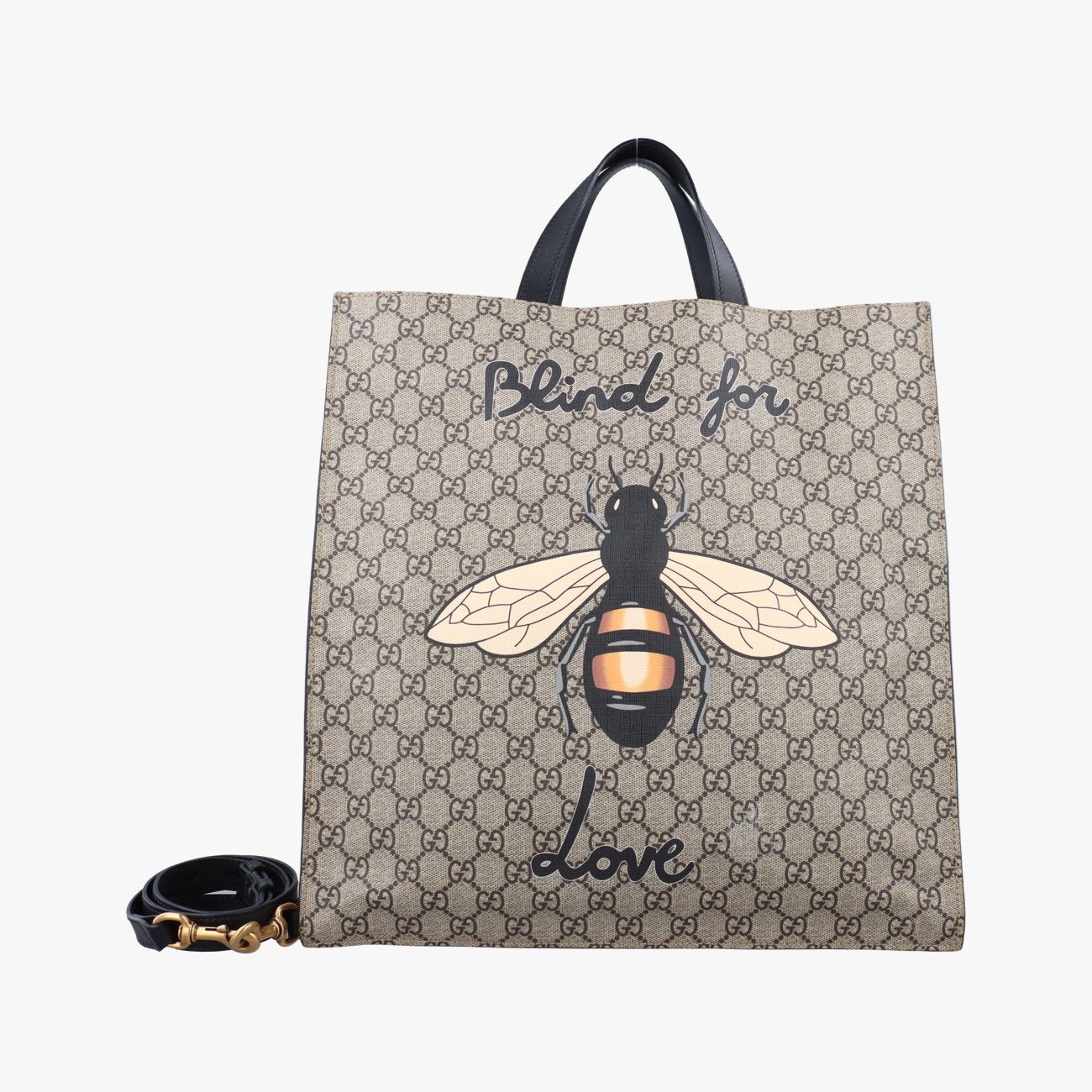 グッチGucciGGスプリーム ビー ベージュ×マルチカラー PVCコーティングキャンバス 450950