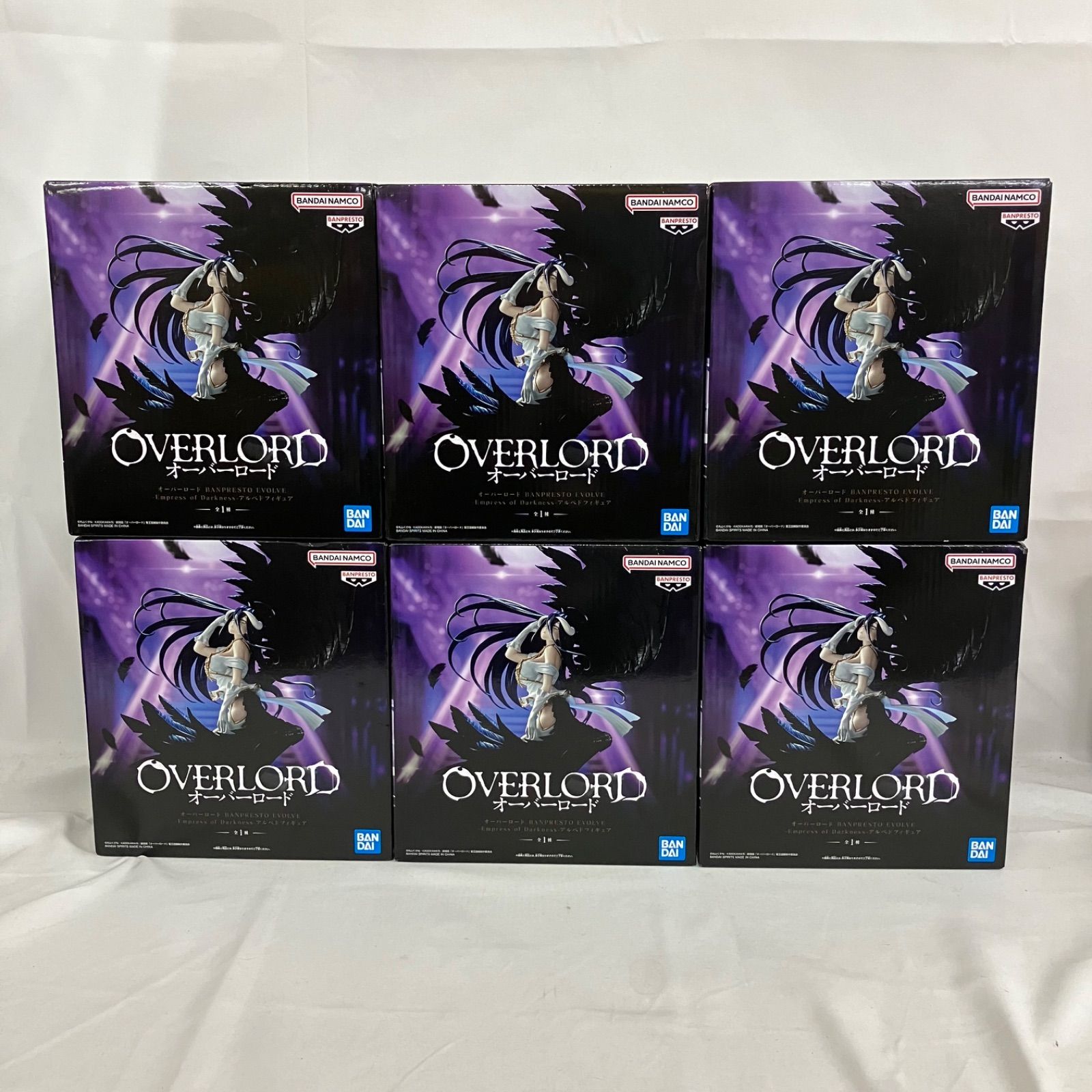 未開封 オーバーロード BPEV アルベド フィギュア 6個セット SF1113
