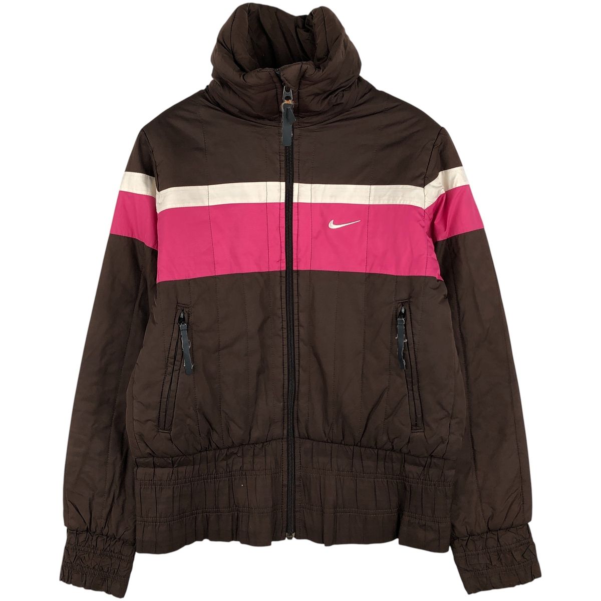 古着 00年代 ナイキ NIKE 中綿ジャケット パファージャケット レディースS相当|eaa 606102