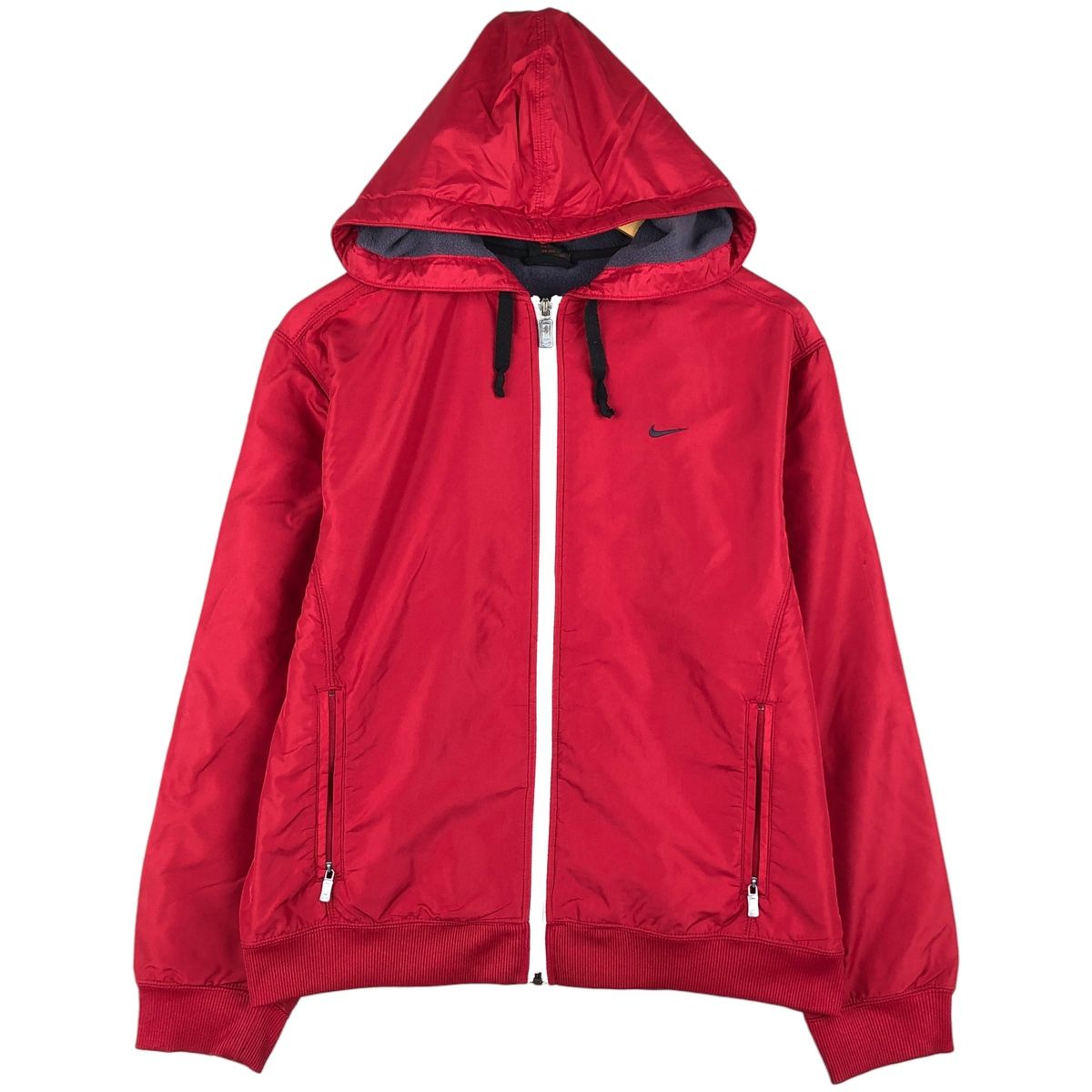 古着 90年代 ナイキ NIKE フード付き ウインドブレーカー レディースL相当 ヴィンテージ|eaa 606103