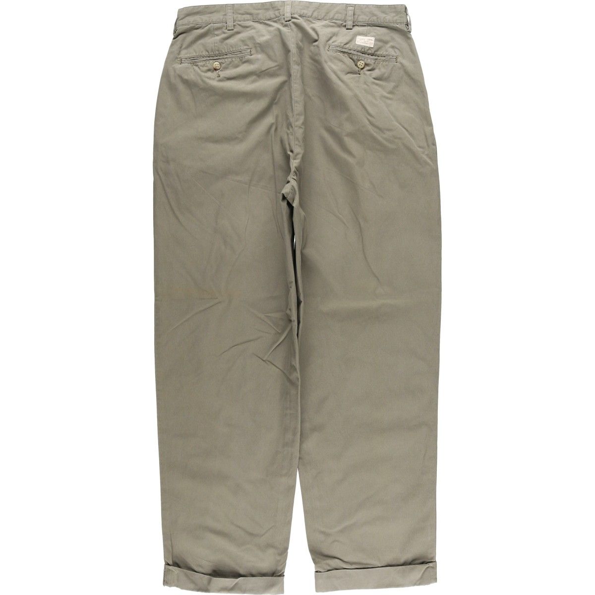 古着 ラルフローレン Ralph Lauren POLO by ツータック チノパンツ メンズw 34相当|eaa 606686