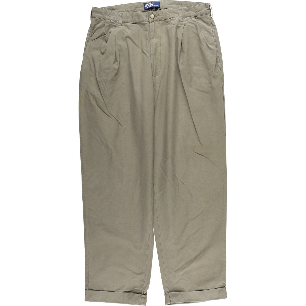 古着 ラルフローレン Ralph Lauren POLO by ツータック チノパンツ メンズw 34相当|eaa 606686