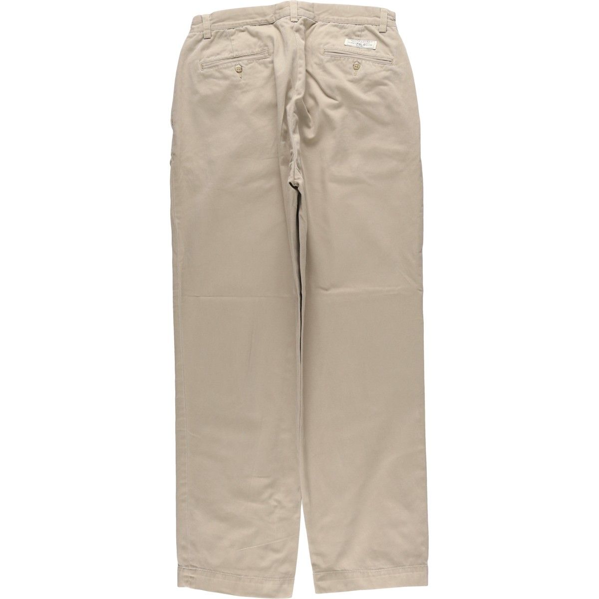 古着 ラルフローレン Ralph Lauren POLO by ANDREW PANT ツータック チノパンツ メンズw 32相当|eaa 606689