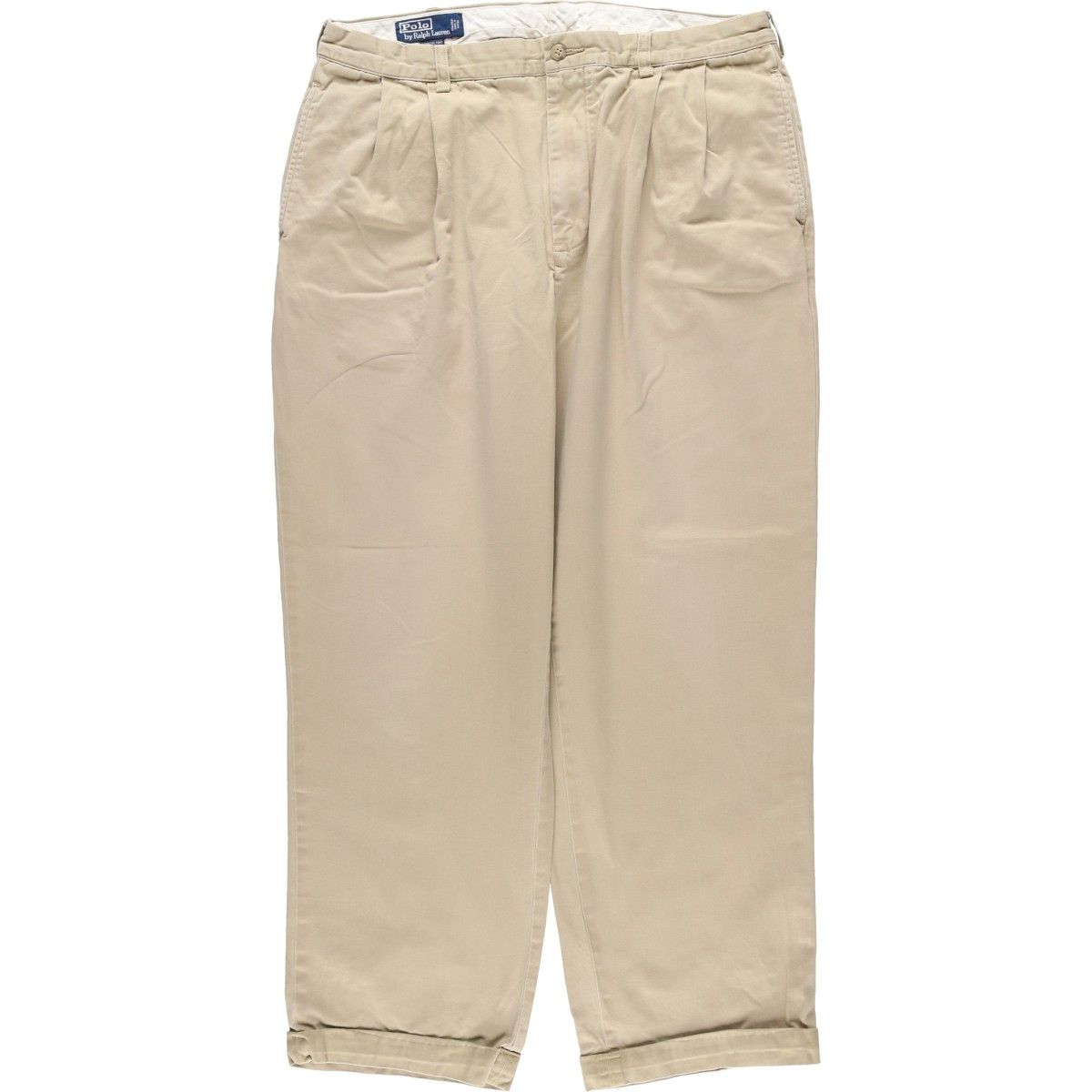古着 ラルフローレン Ralph Lauren POLO by HAMMOND PANT ツータック チノパンツ メンズw 36相当|eaa 606690
