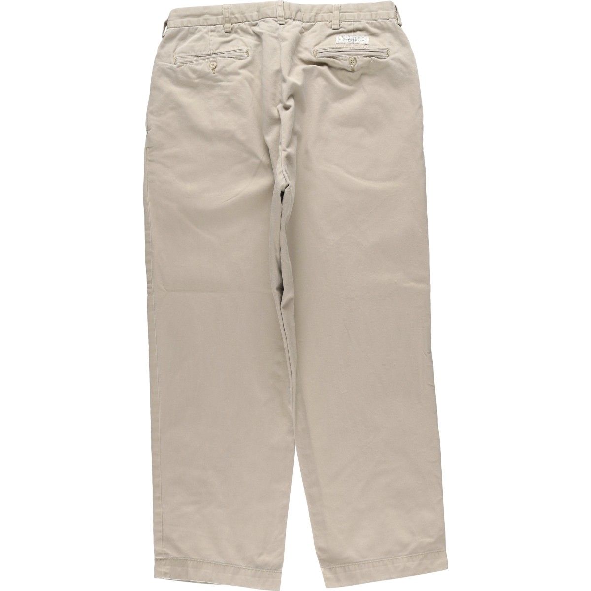 古着 ラルフローレン Ralph Lauren POLO by ANDREW PANT ツータック チノパンツ メンズw 35相当|eaa 606696