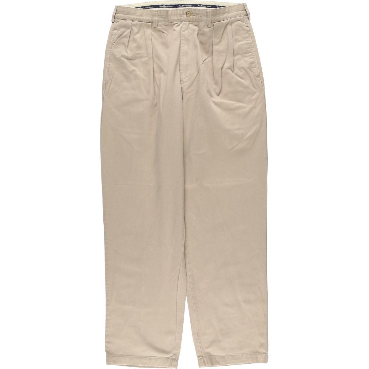 古着 ラルフローレン Ralph Lauren Polo ツータック チノパンツ メンズw 34相当|eaa 606904