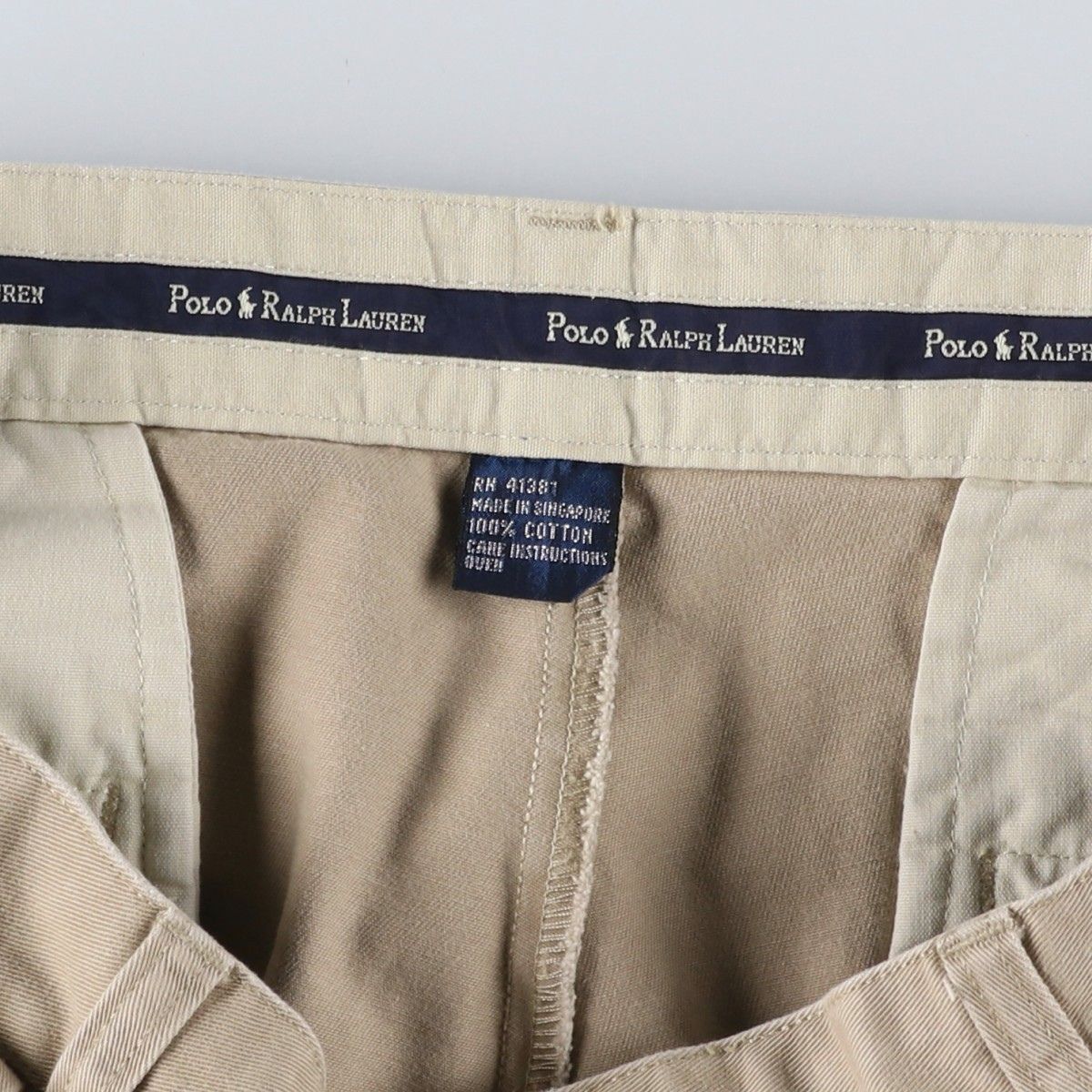  古着 ラルフローレン Ralph Lauren Polo ツータック チノパンツ メンズw 34相当|eaa 606904 その他 メンズ