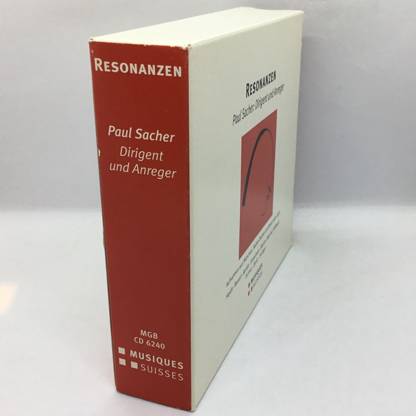 △RESONANZEN / PAUL SACHER:DIRIGENT UND ANREGER /  BARTOK,BERIO,FORTNER,HOLLIGER (4CD) MGB CD 6240 パウル・ザッハー - メルカリ