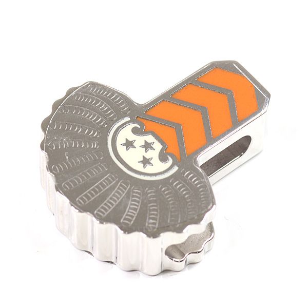 HERMES スカーフリング エポレット メタル ツイリー ガヴィロッシュ 肩章 シルバー|オレンジ|白