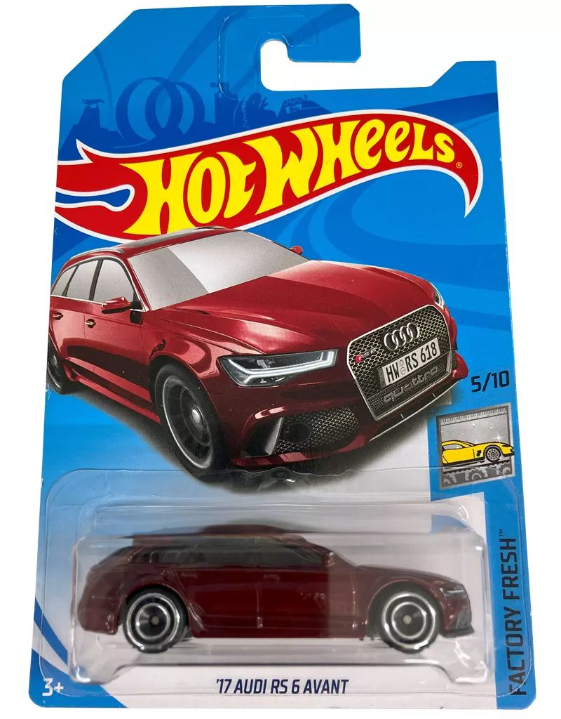 ミニカー STH 1 64 ’17 AUDI RS 6 AVANT メタリックレッド Hot Wheels FACTORY FRESH FKB 37