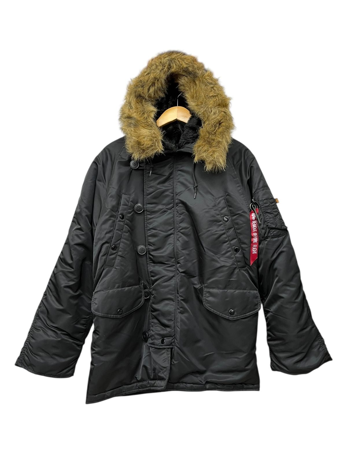 ALPHA アルファ N-3 B フライトジャケット USAF GEN 1 S ブラック メンズ|199