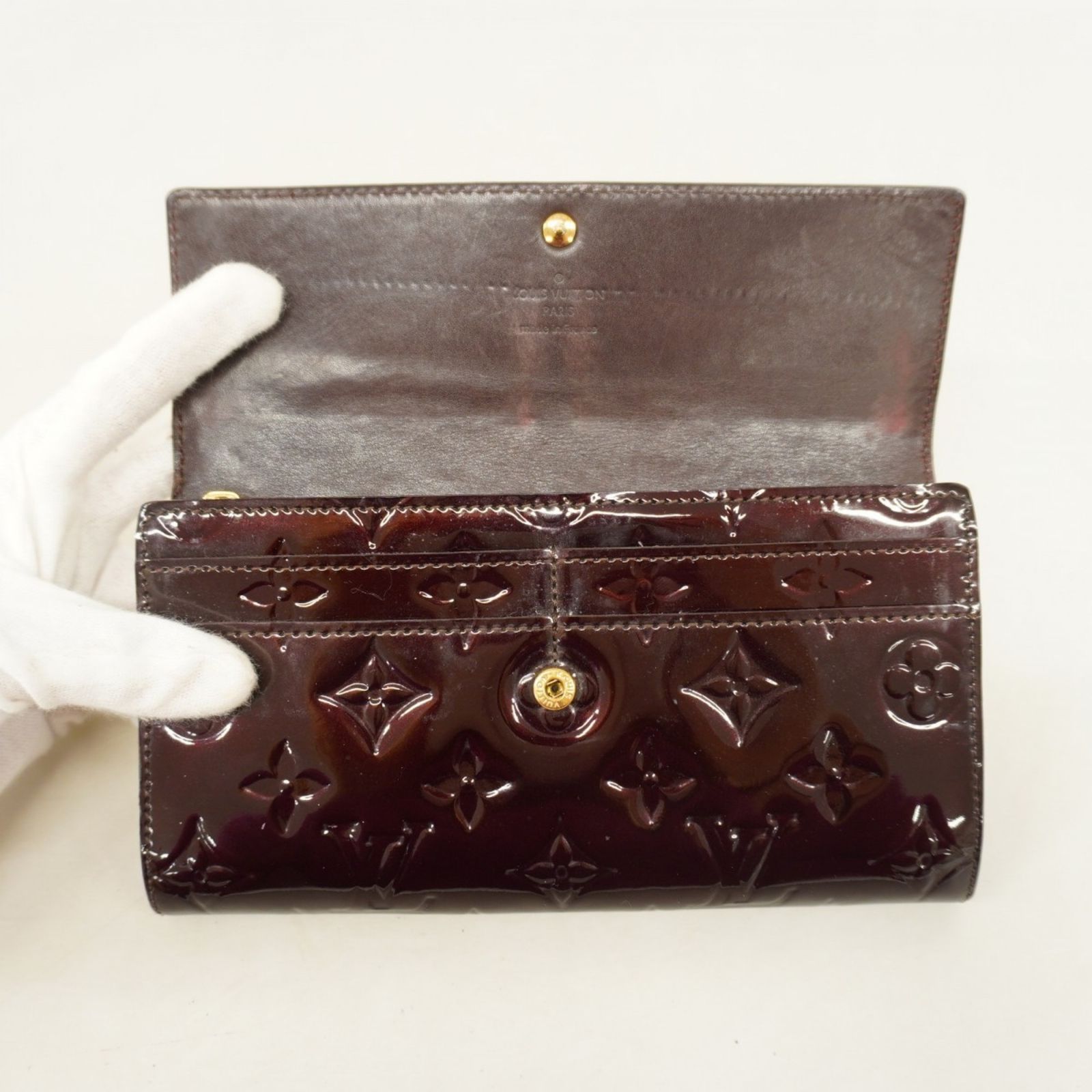 ルイ・ヴィトン(Louis Vuitton) ルイ・ヴィトン 長財布 ヴェルニ