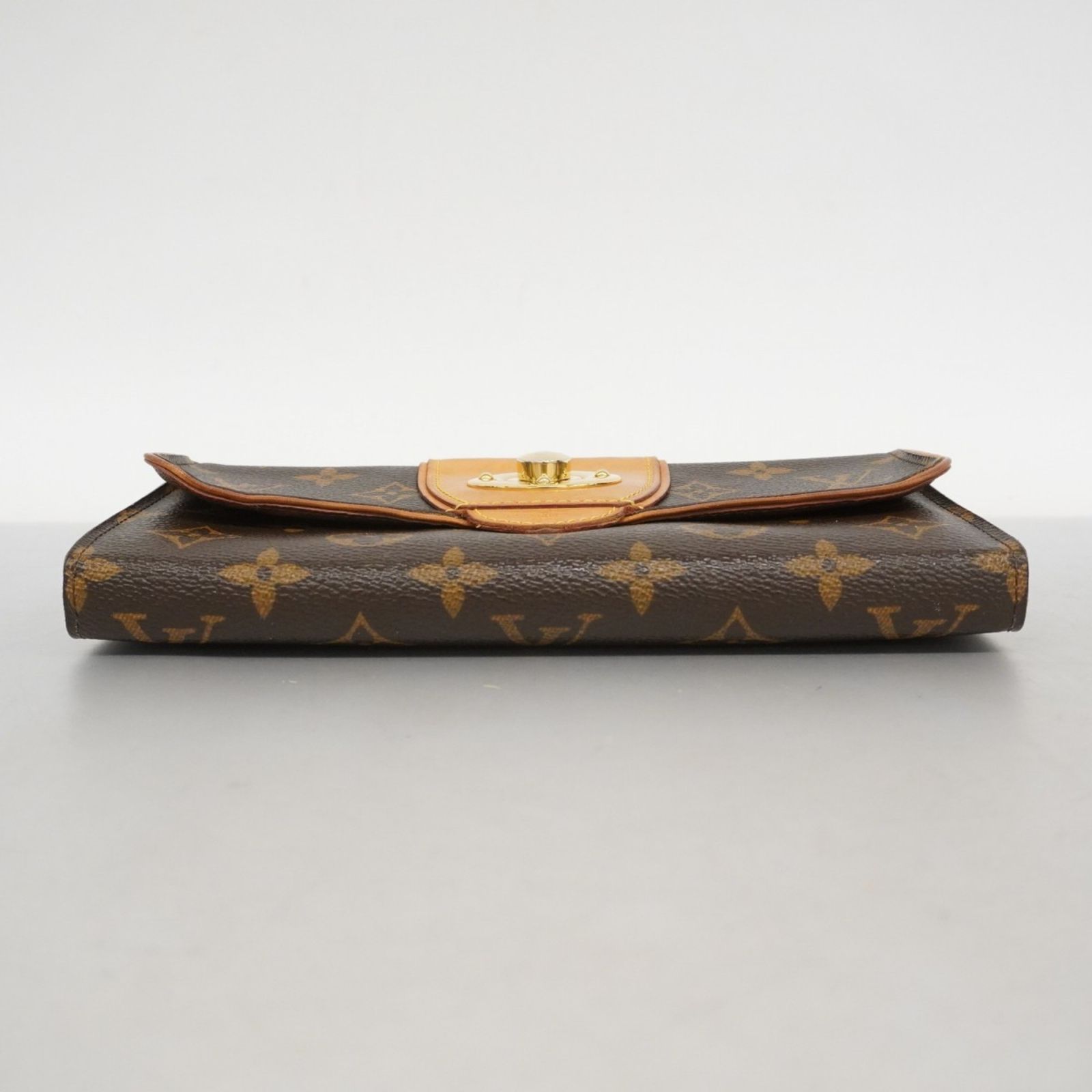 ルイ ヴィトン Louis Vuitton 長財布 モノグラム ポルトフォイユボエシ M 63220 ブラウンレディース