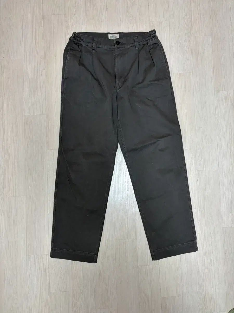 ワイルドBRIC S W 24 officer pants charcoal