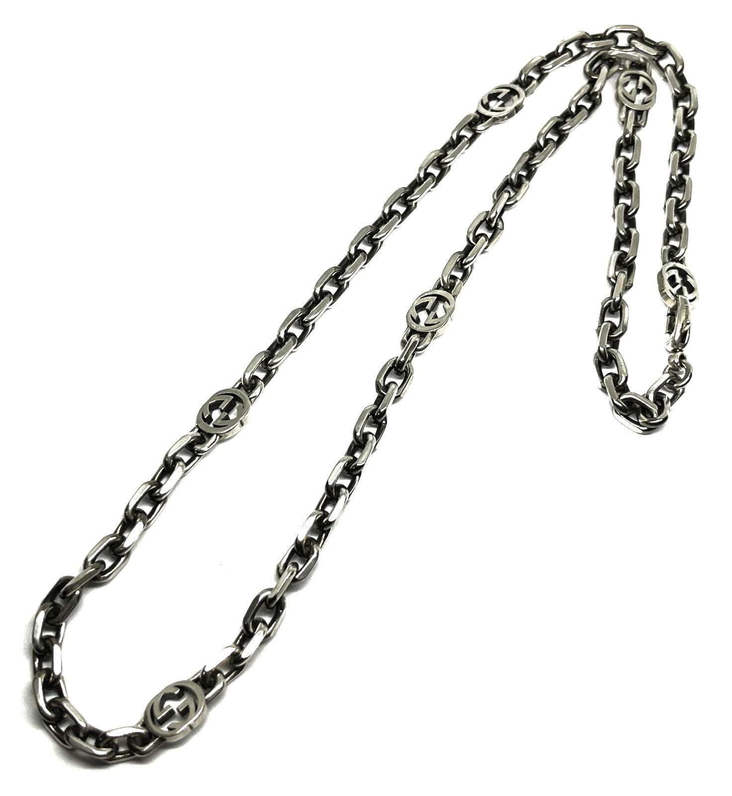 GUCCI｜グッチ インターロッキングGチェーンネックレス