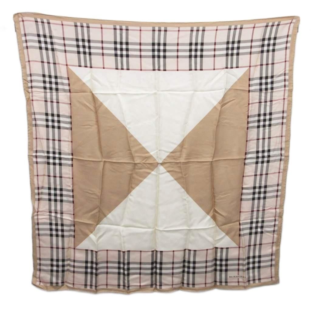 バーバリー ロンドン BURBERRY LONDON シルク100% 大判スカーフ