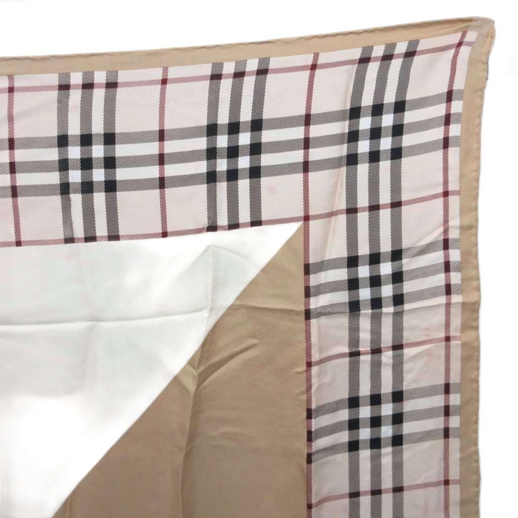 バーバリー ロンドン BURBERRY LONDON シルク100% 大判スカーフ