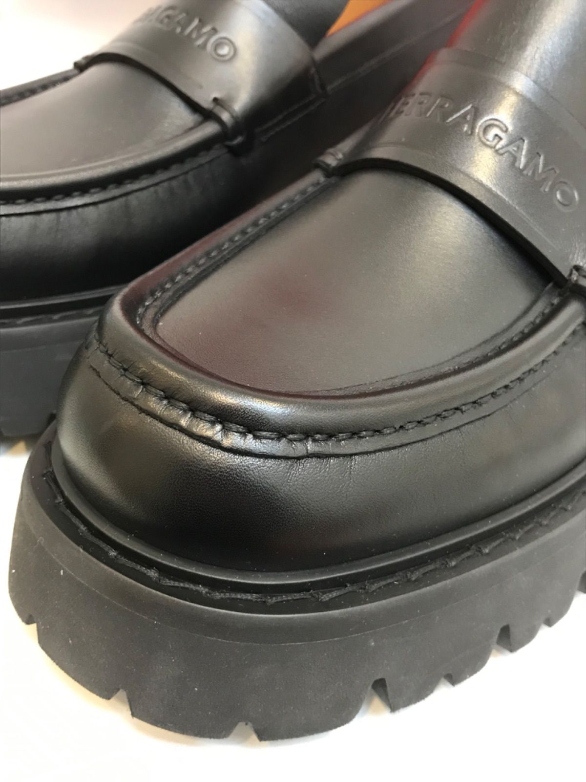 チャンキーローファーレザーシューズ FERGAL