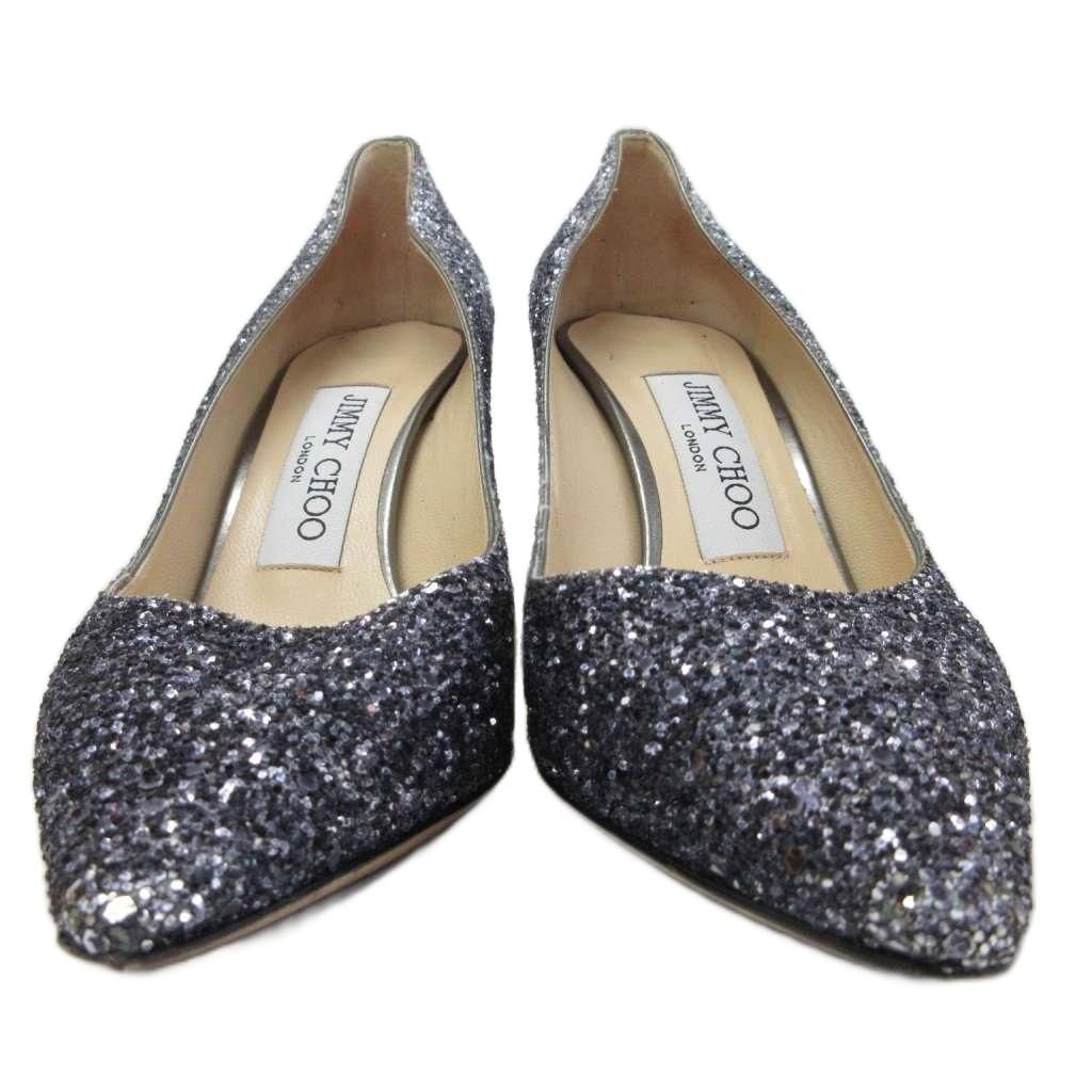 ♡お値下げ♡ジミーチュウ　グリッター　ピンヒール ジミーチュウ JIMMY CHOO グリッターパンプス ハイヒール ピンヒール