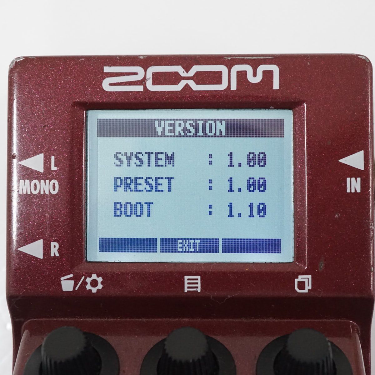 ZOOM ズーム MS-60 B マルチストンプ ベース用 MultiStomp for Bass エフェクター マルチエフェクター 動作品 X 8788
