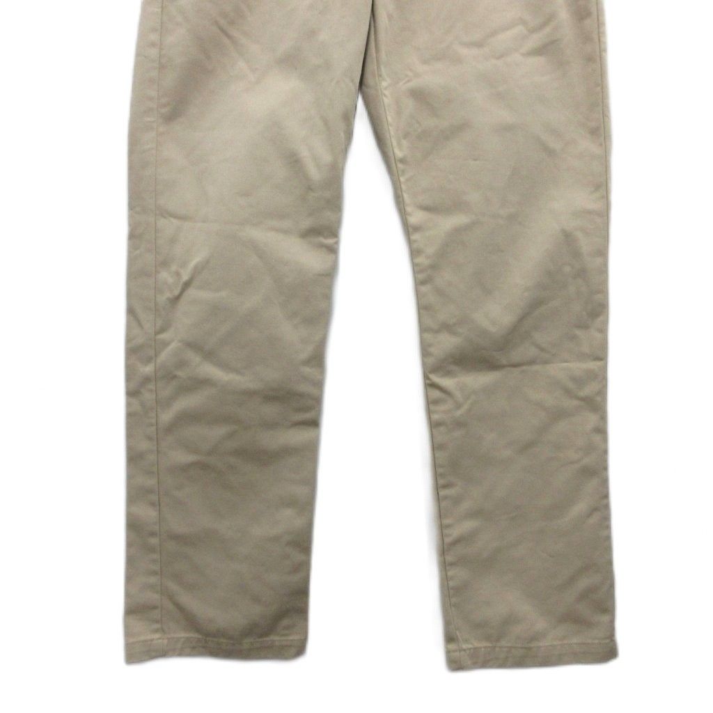 シュプリーム SUPREME チノパン パンツ ストレート ロゴタグ ベージュ